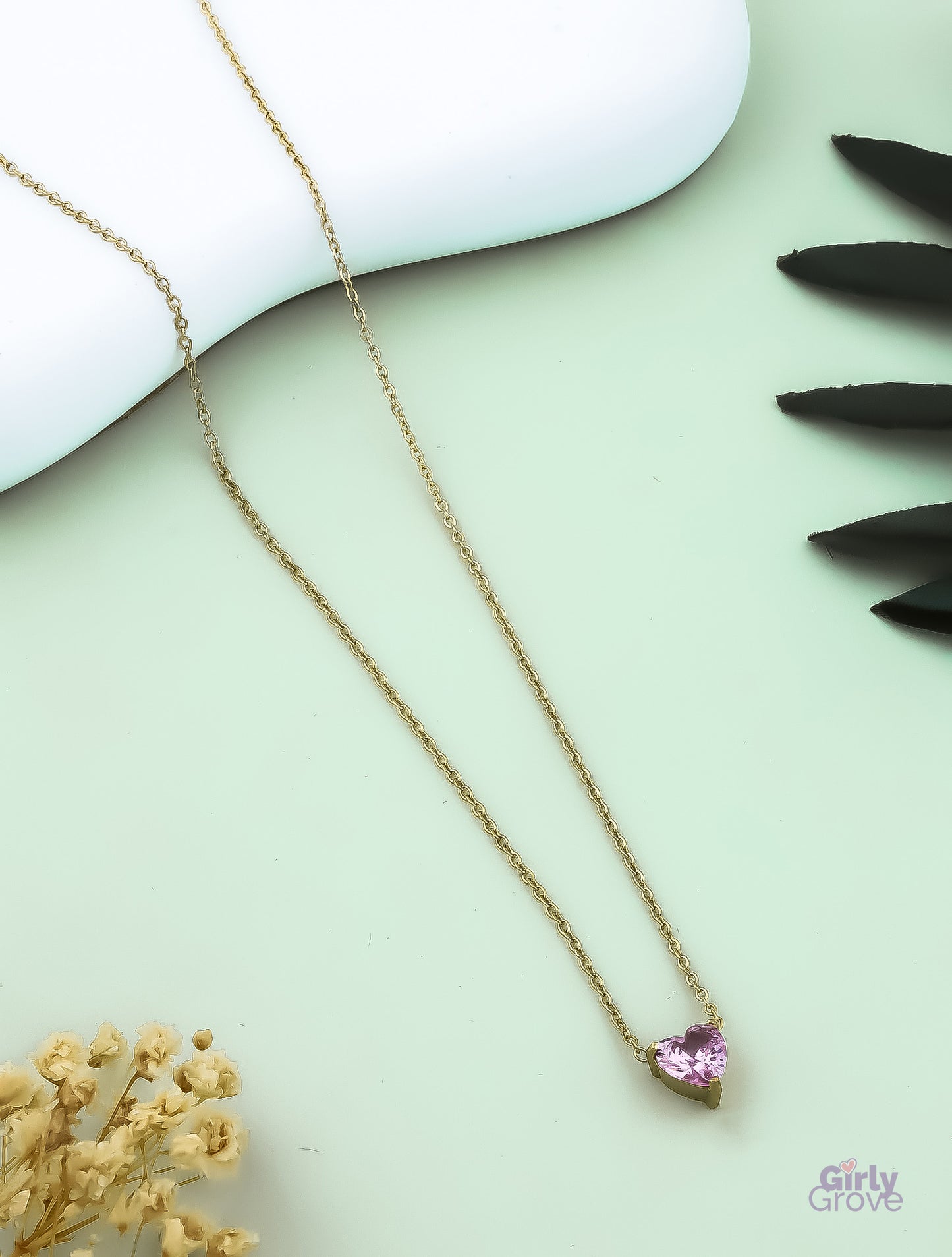 Pink Heart Luxe Pendant