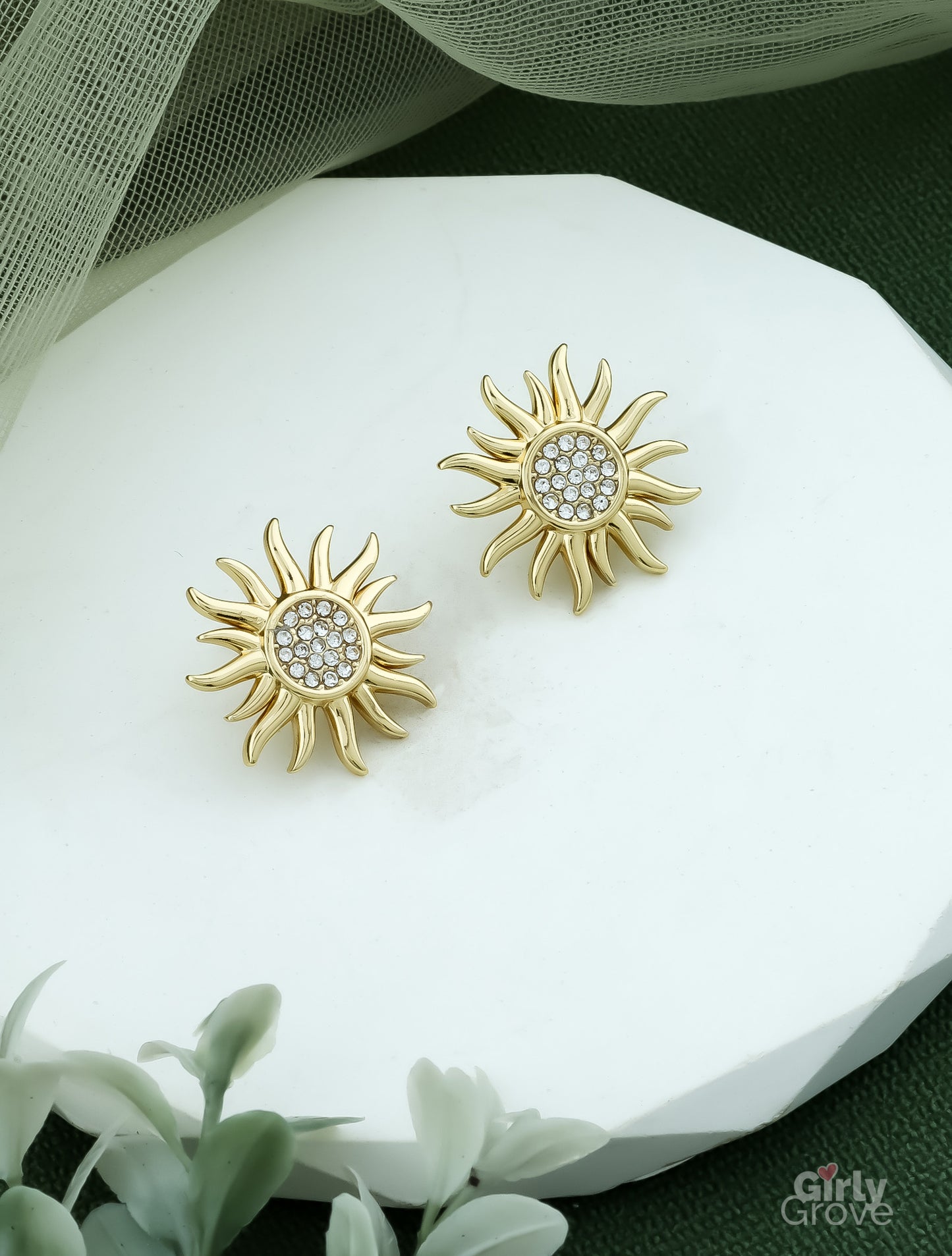 Celestial Sunburst Luxe Earrings