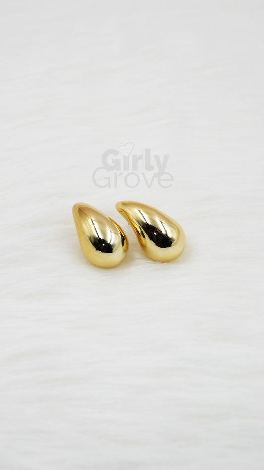 Golden Raindrop Earrings