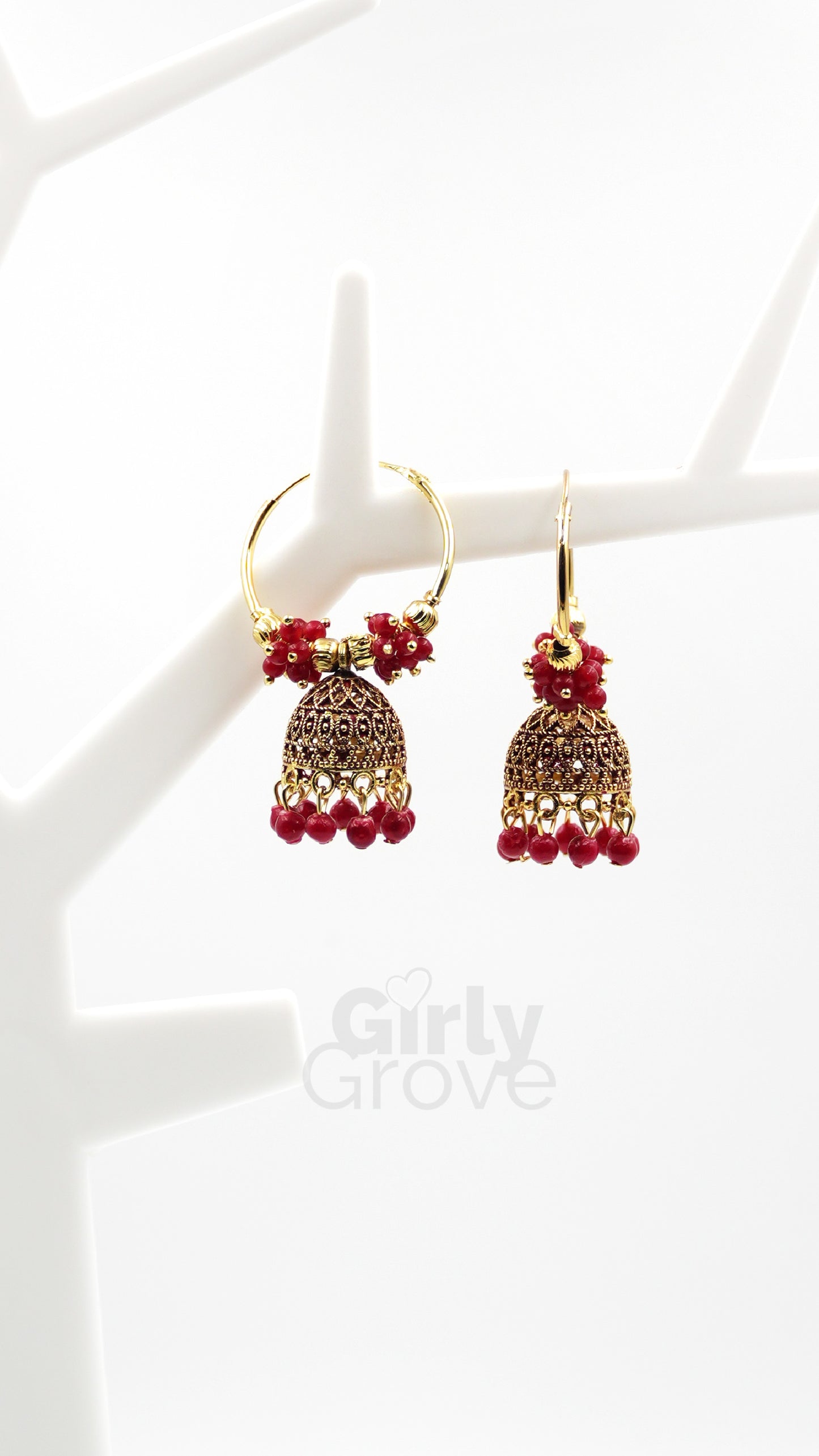 Elegant Hoop Jhumkas