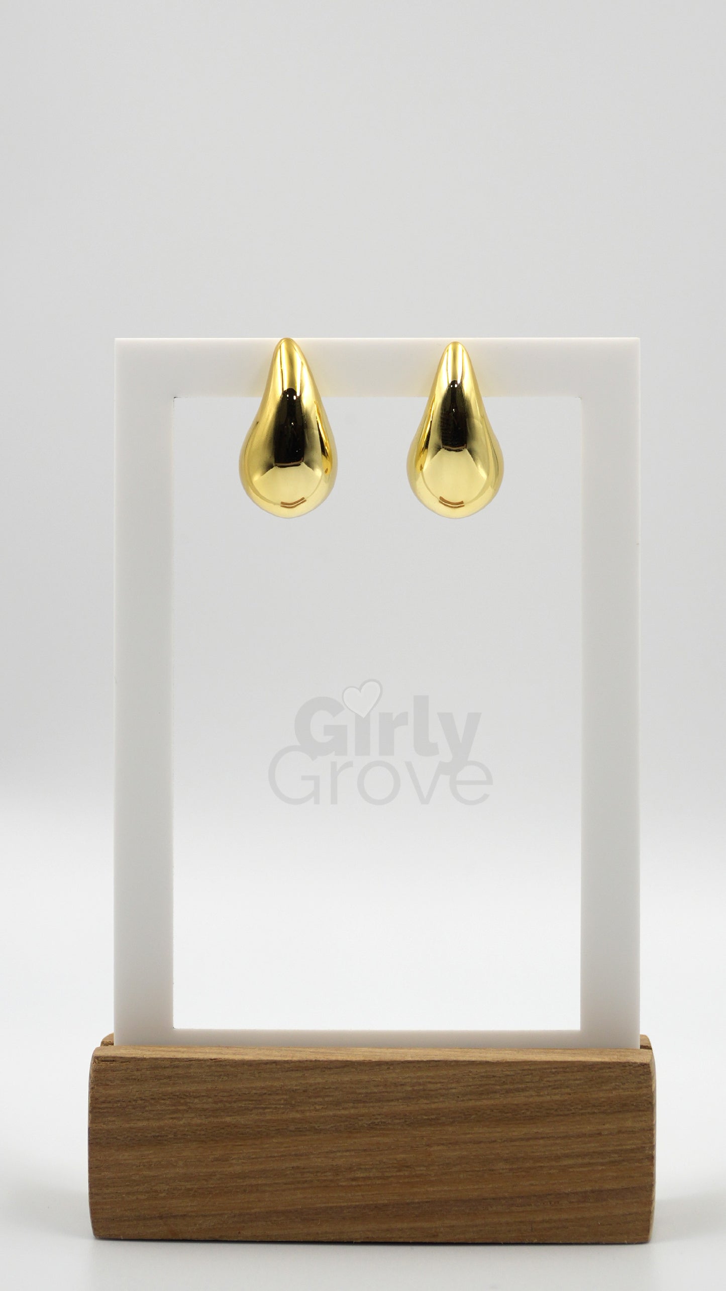 Golden Raindrop Earrings