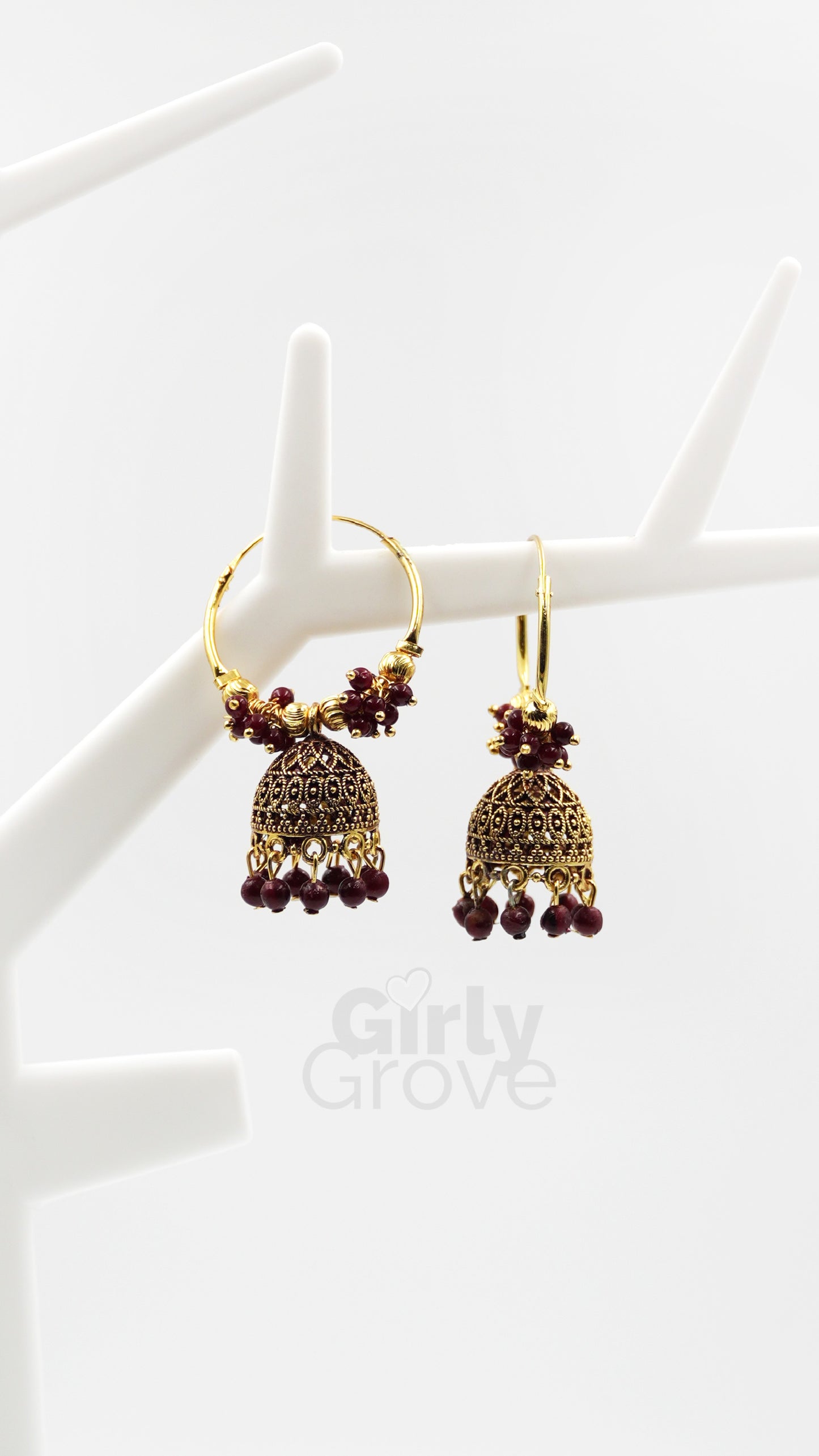 Elegant Hoop Jhumkas