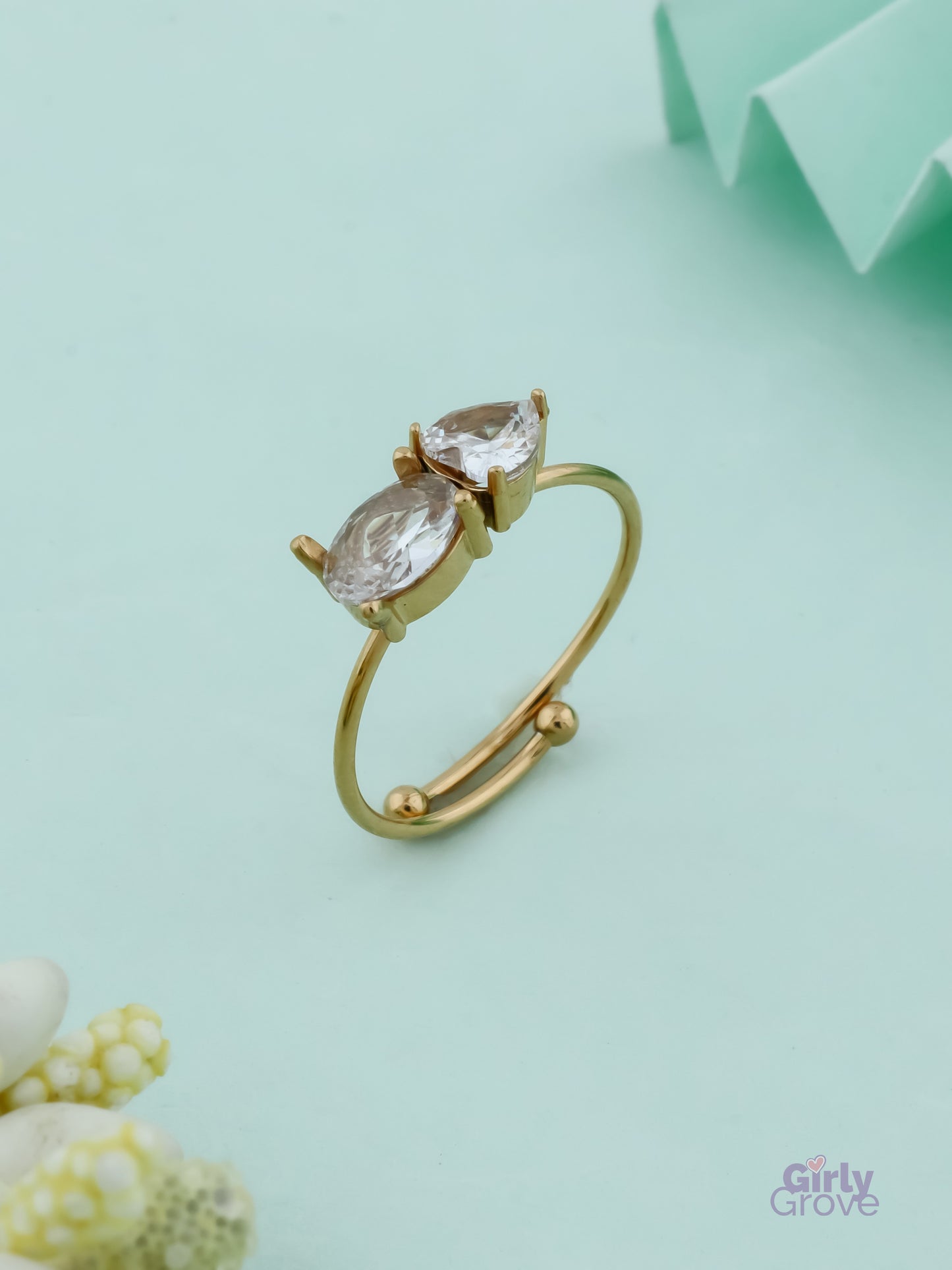 Twin Spark Adjustable Ring
