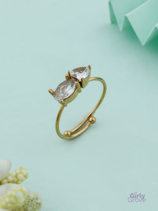 Twin Spark Adjustable Ring