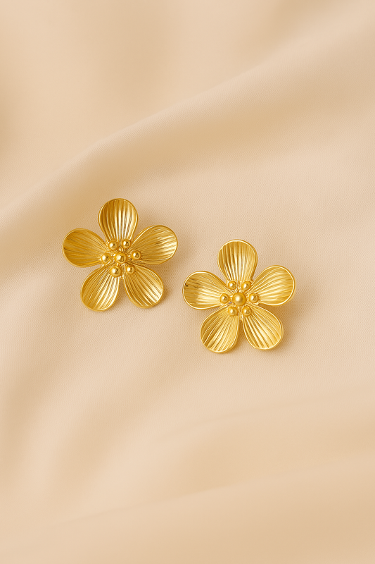 Golden Bloom Studs