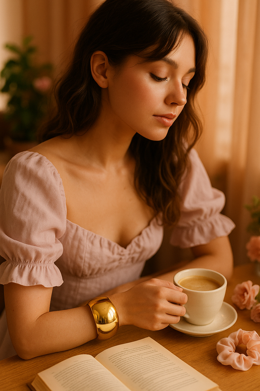 Golden Dome Statement Cuff