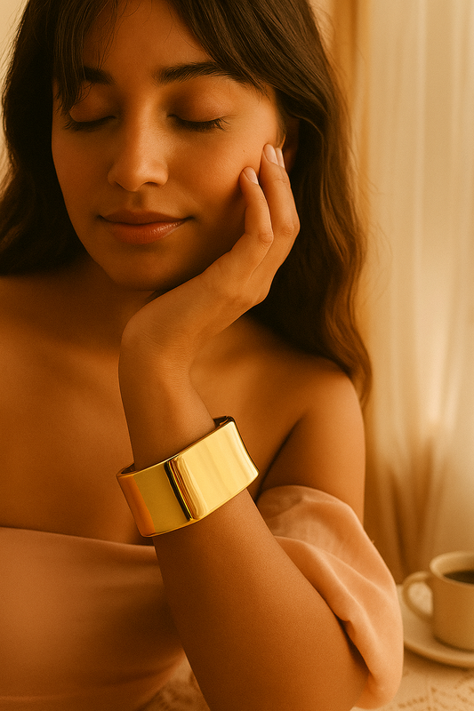 Golden Canvas Cuff