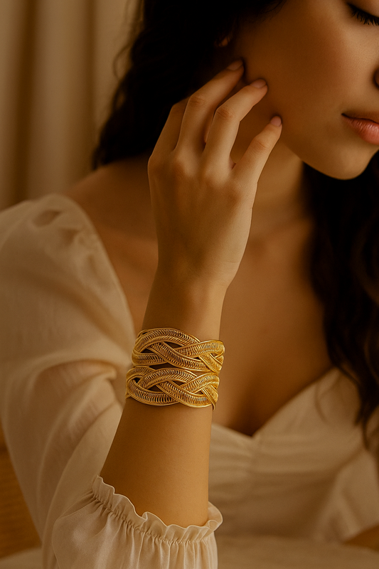 Braided Luxe Open Cuff