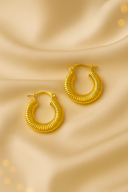 Retro Gold Rush Hoops