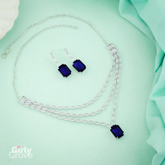 Midnight Sapphire Necklace Set