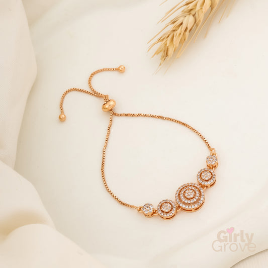 Radiant Circle Charm Bracelet