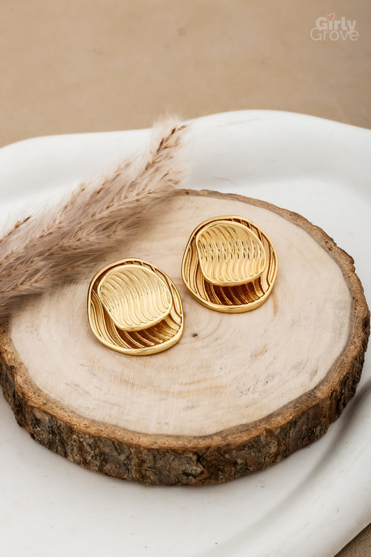 Ripple Wave Earrings