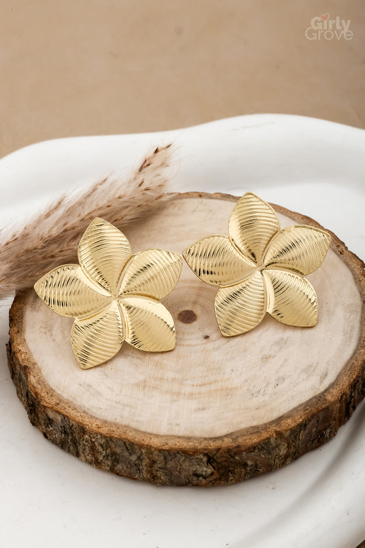 Golden Bloom Earrings – Timeless & Tarnish-Free