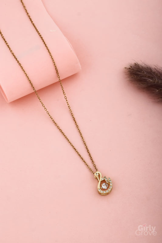 Graceful Swan Pendant