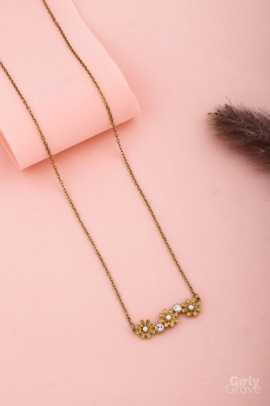 Golden Bloom Necklace