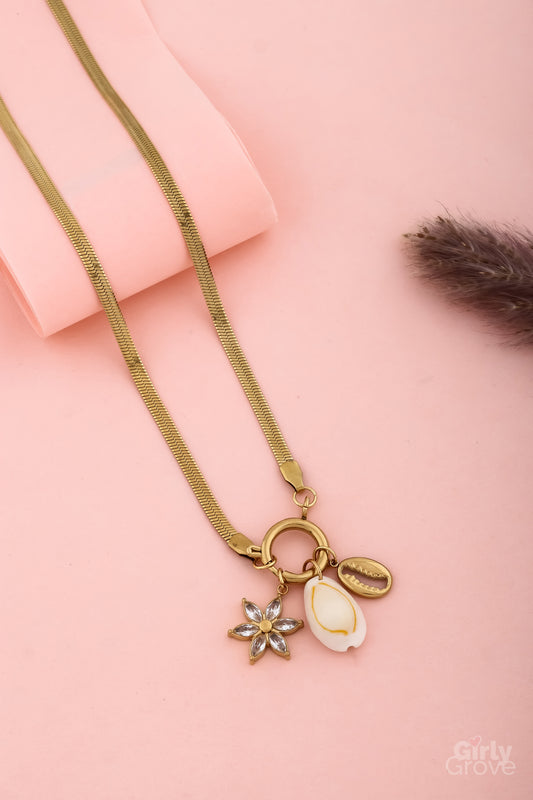 Ocean Breeze Charm Necklace – Boho Chic Vibes