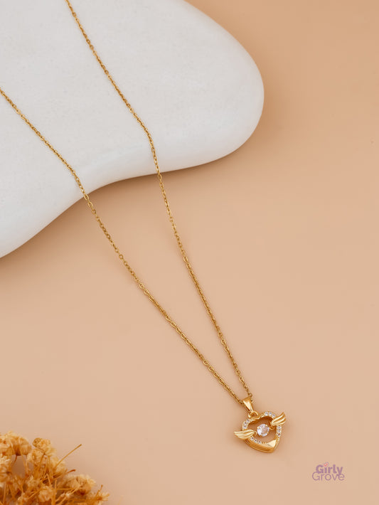 Angel Heart Pendant – Fly with Love