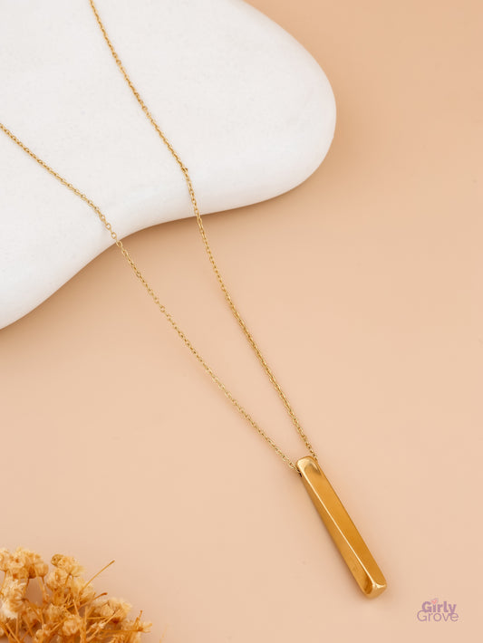 The Sleek Bar Necklace – Minimal Look, Max Impact
