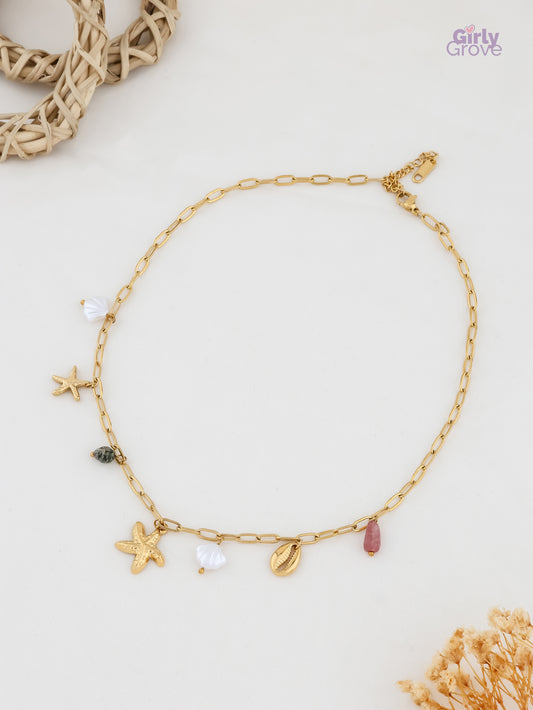 Tide Charms Necklace – Ocean Whispers Collection