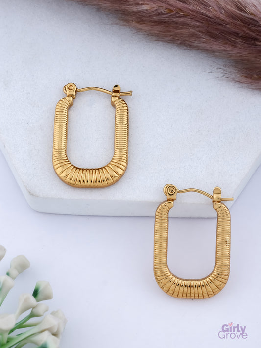 Urban Beam Hoops – Sculpted Gold Edition