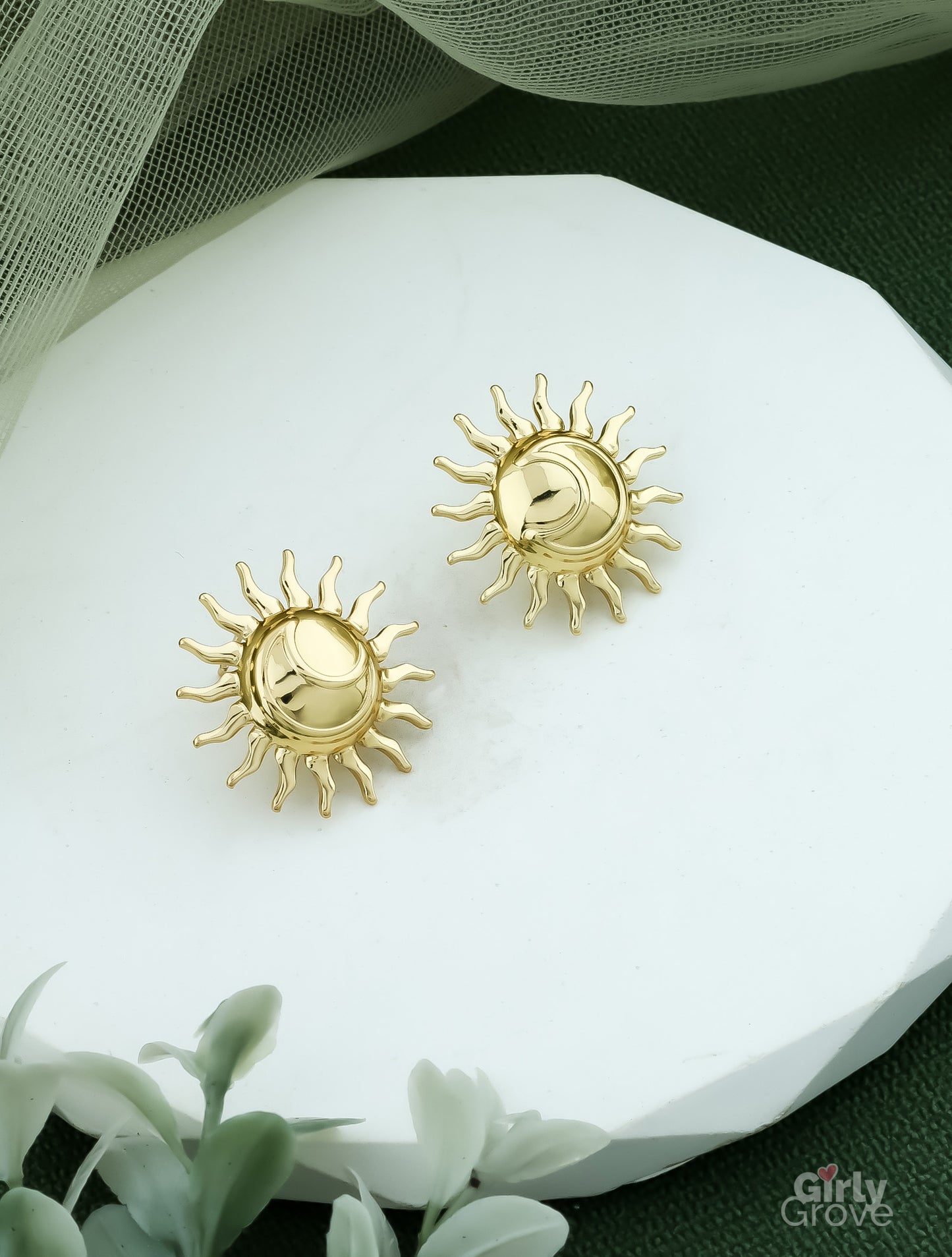 Solar Glow Luxe Earrings