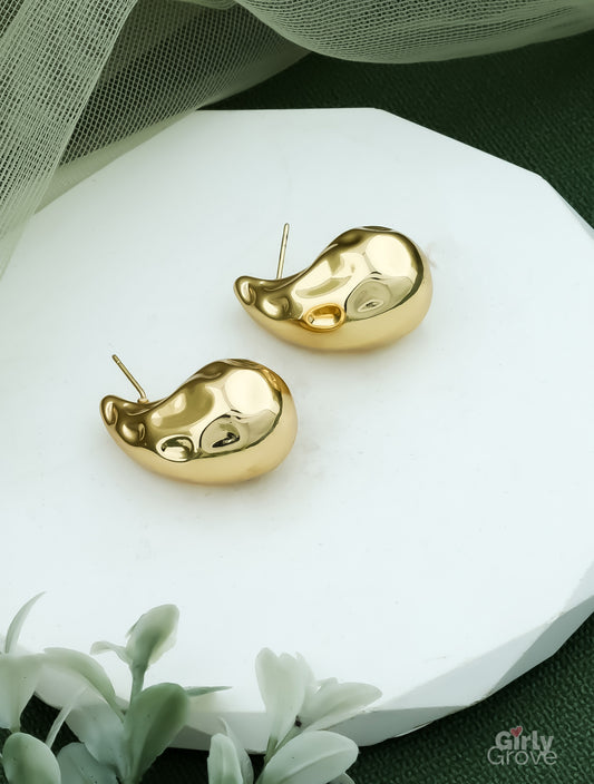 Molten Gold Luxe Earrings