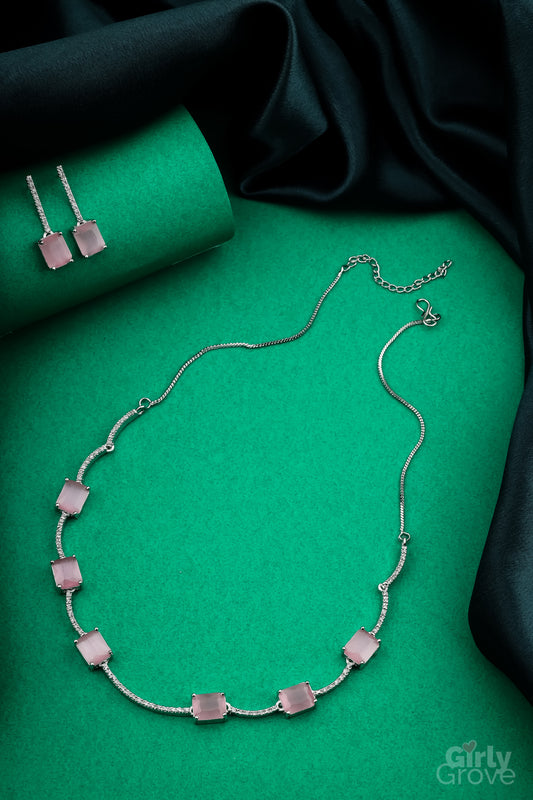 Blush Radiance Necklace Set