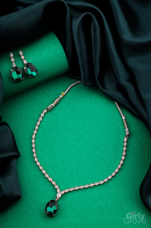 Emerald Twilight Necklace Set