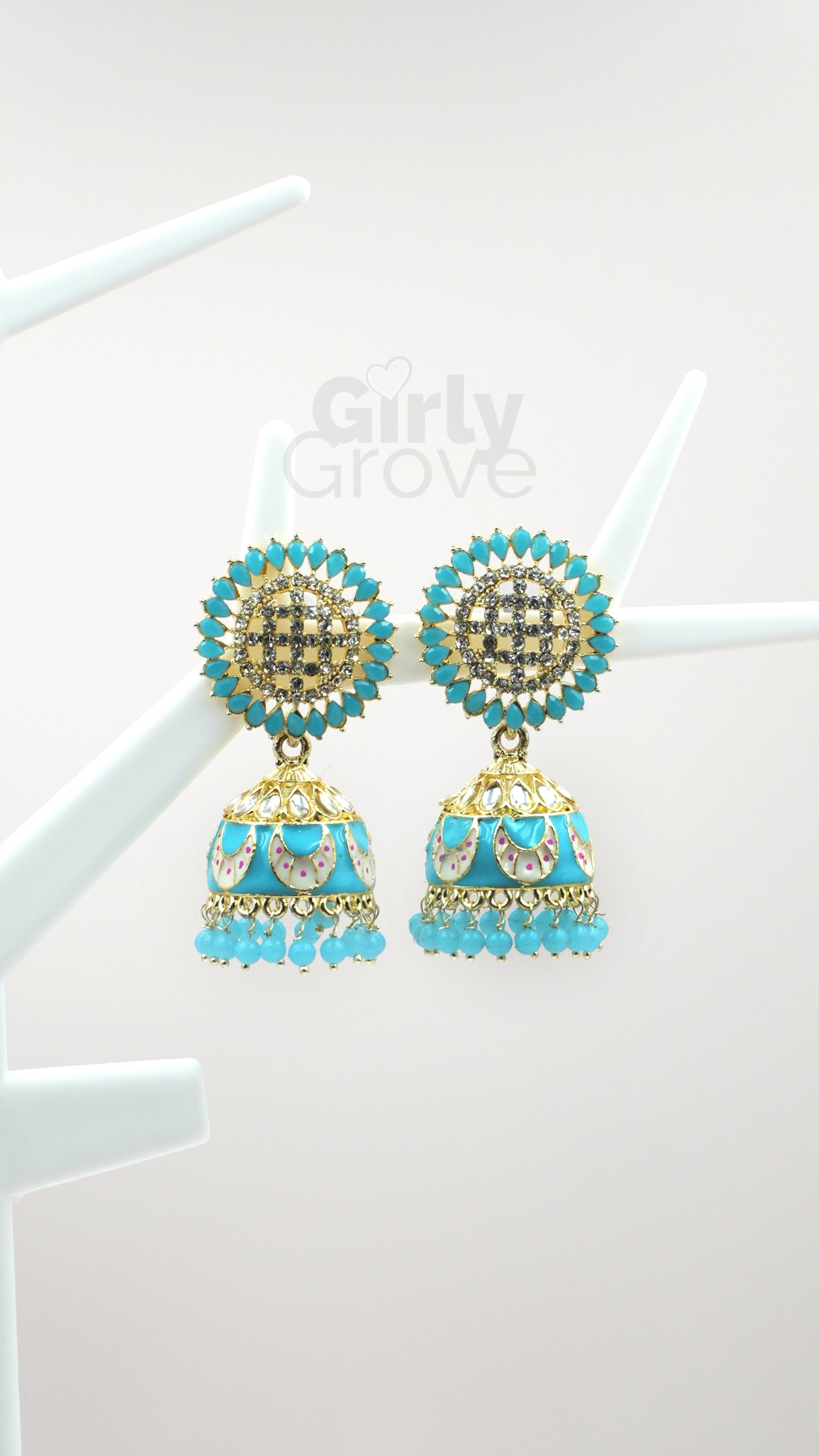 Midnight Elegance Jhumkas