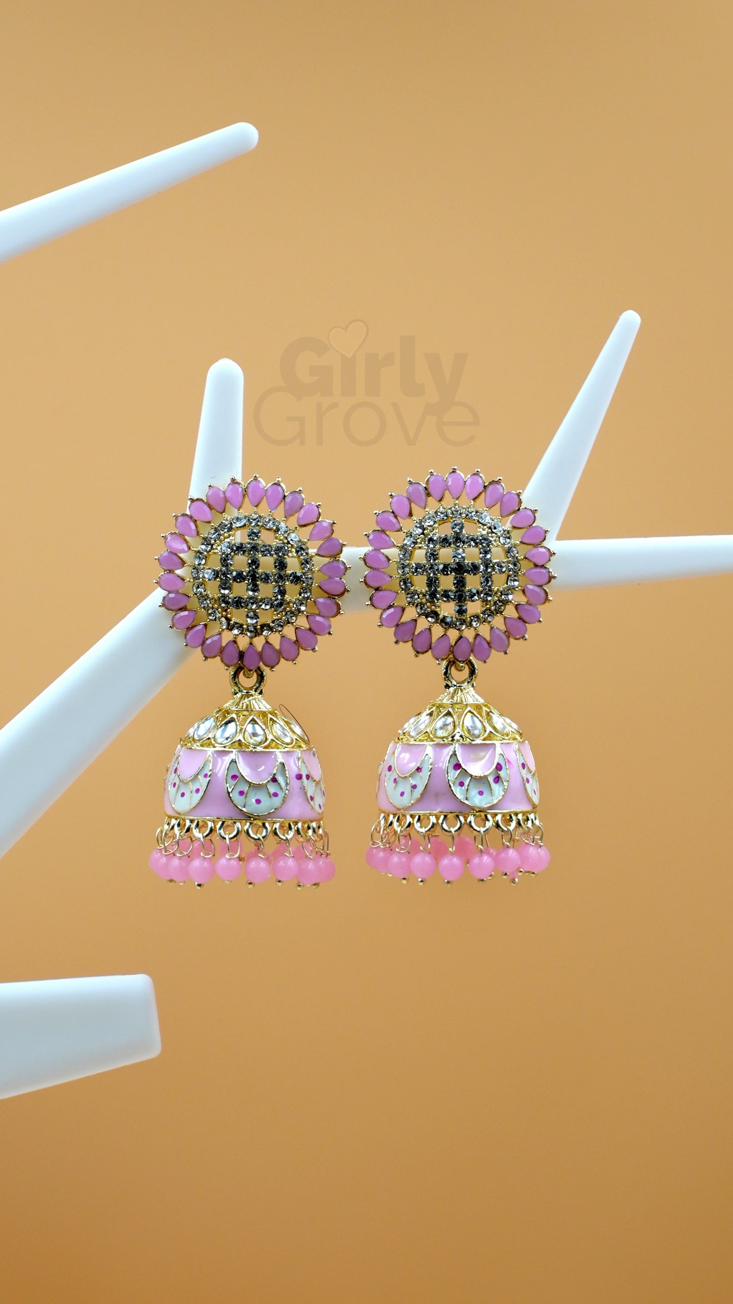 Midnight Elegance Jhumkas