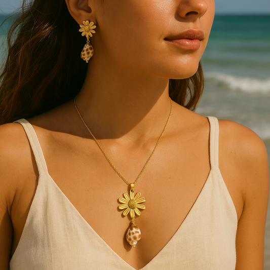 Ocean Bloom Premium Statement Combo Set