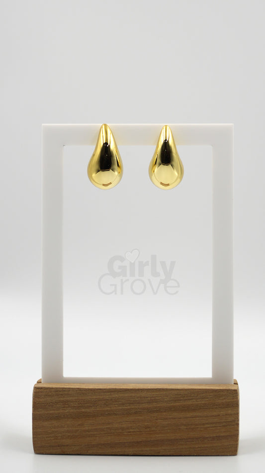 Golden Raindrop Earrings