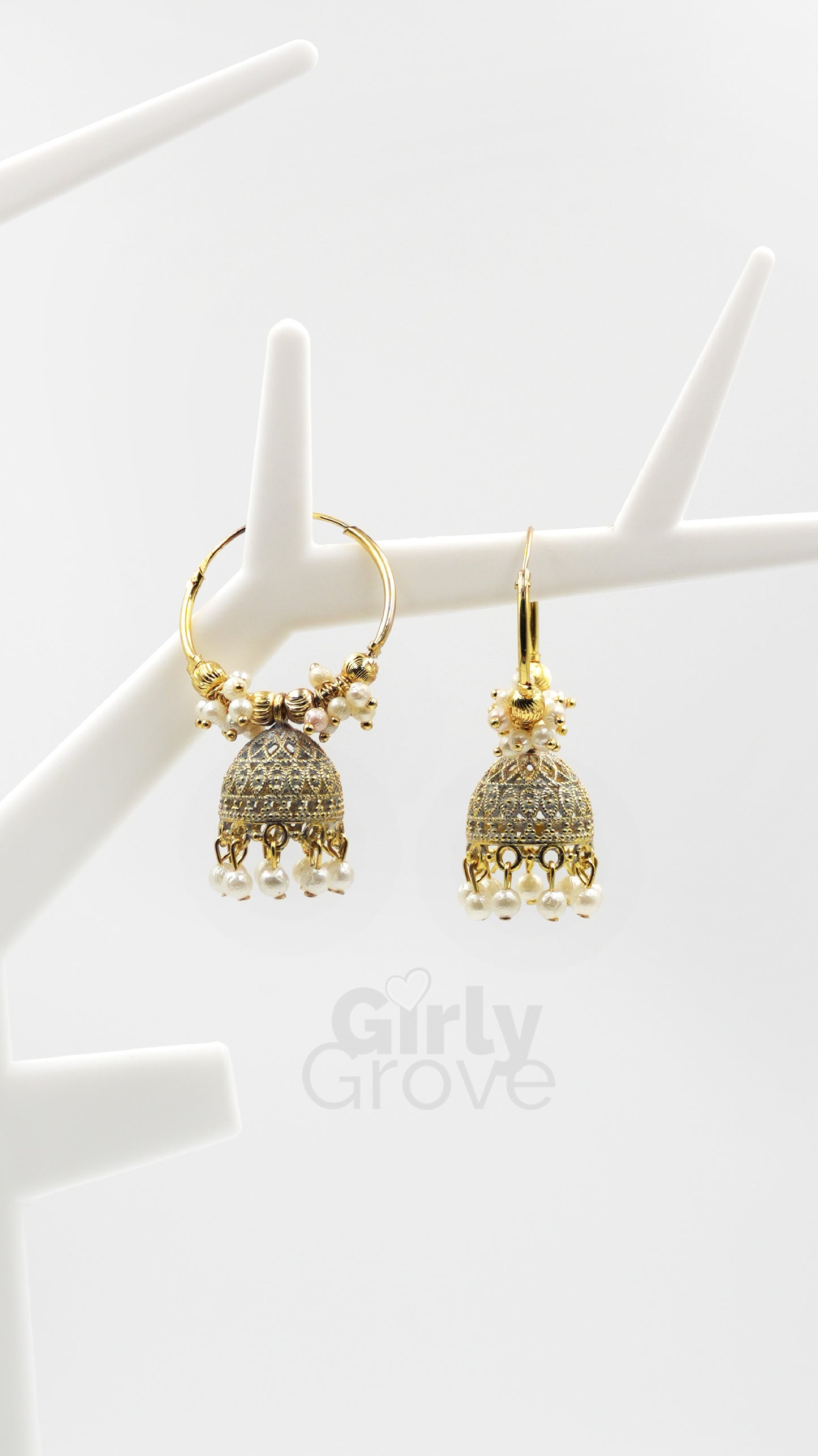 Elegant Hoop Jhumkas
