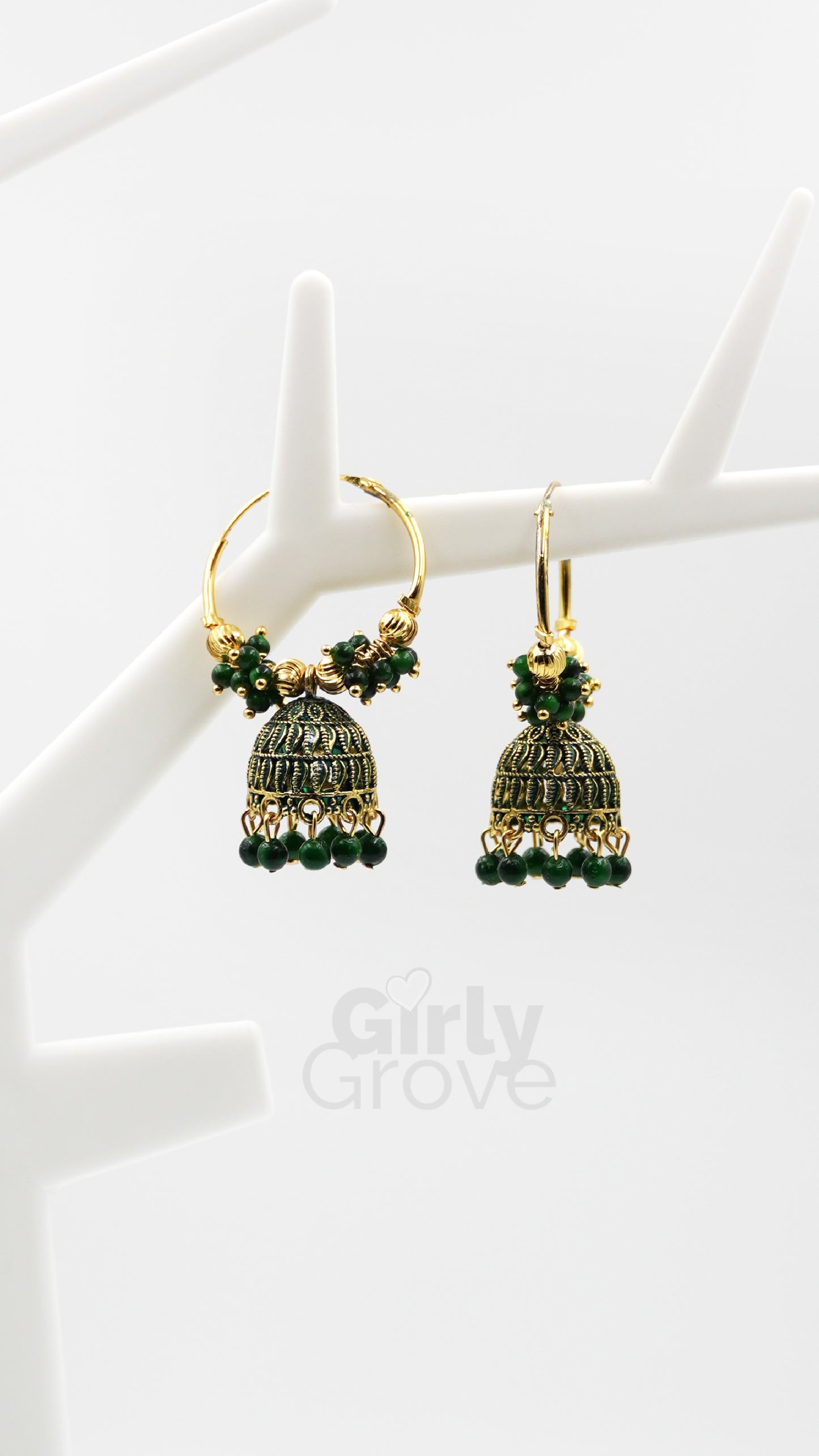 Elegant Hoop Jhumkas